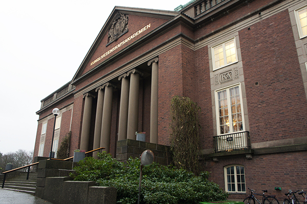 2015.12.07 The Royal Swedish Academy of Sciences, which served as the venue for the day's breakfast, press conference and dinner