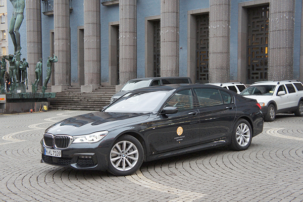 2015.12.13 The Nobel Foundation courtesy car that drove Professor Kajita and his guests throughout Stockholm during the Nobel Week