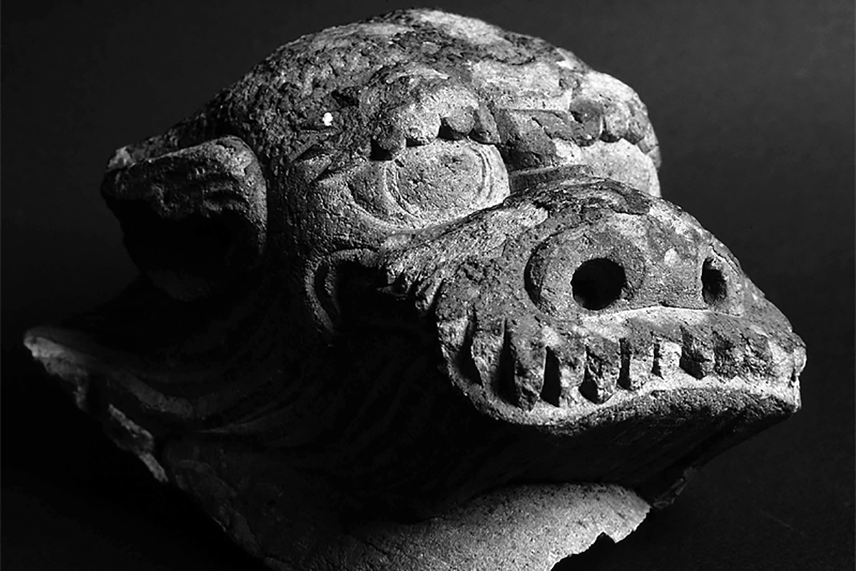 Komainu statues belonging to the University Museum