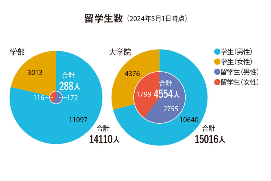 留学生数（2024年5月1日時点）