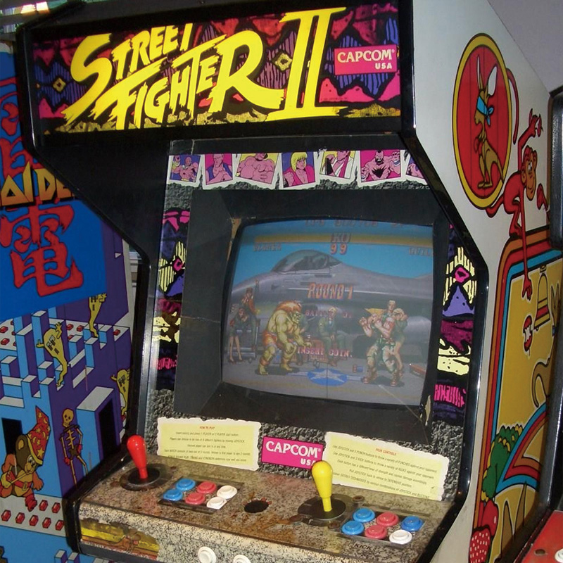 『ストリートファイターII』のゲーム画面